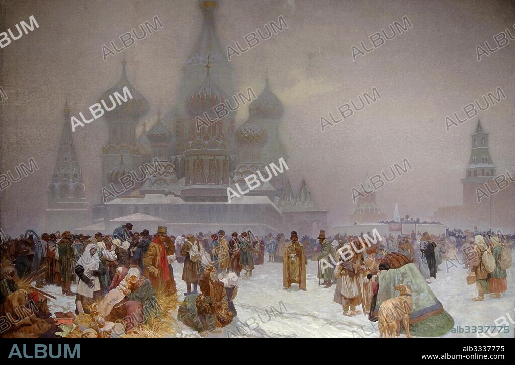 ALPHONSE MUCHA. The Abolition of Serfdom in Russia.