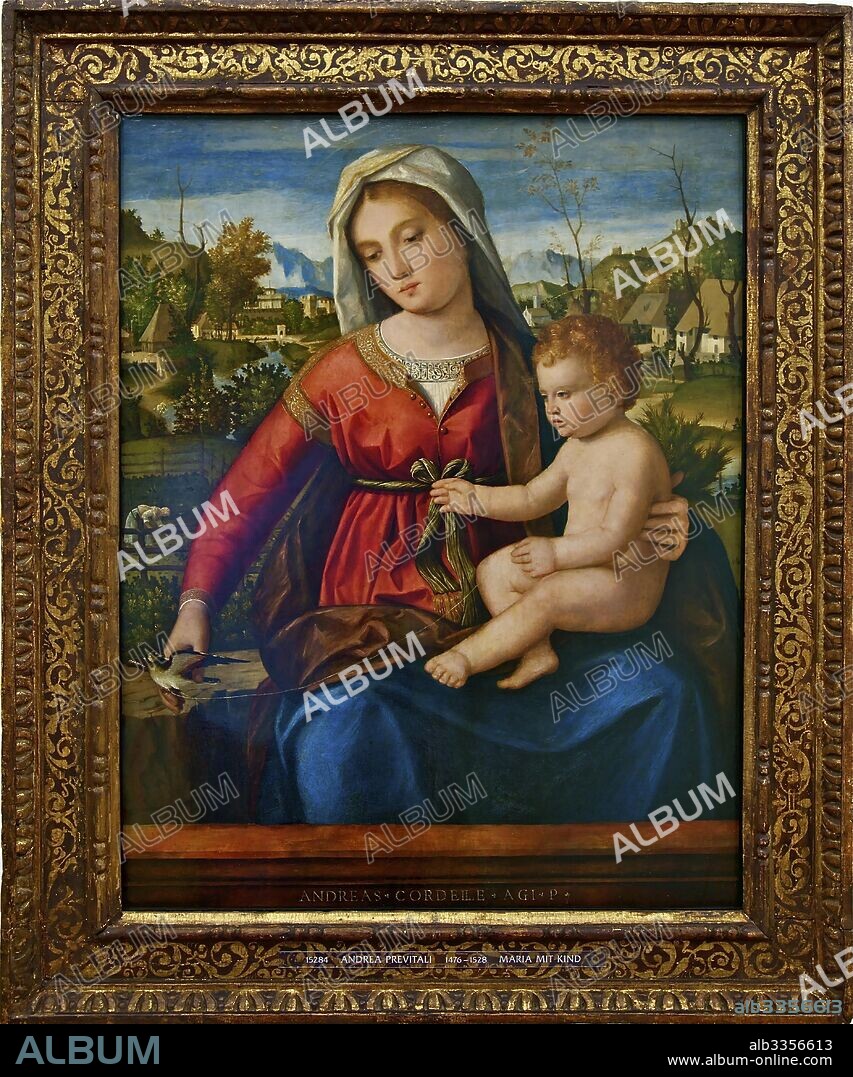 ANDREA PREVITALI. Virgin and Child.