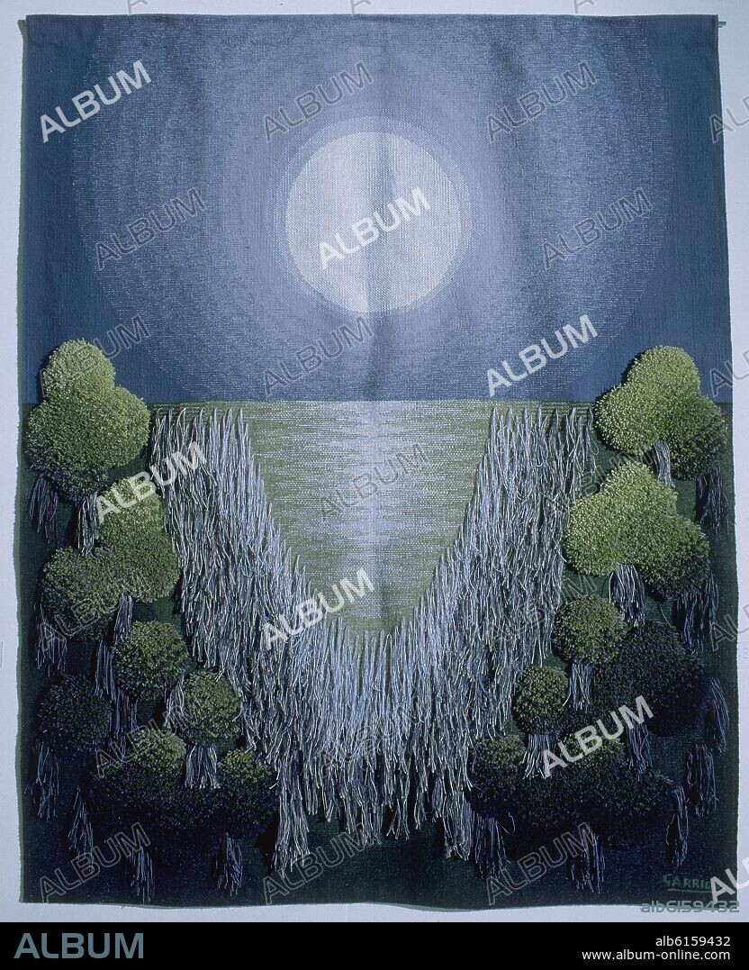 LUIS GARRIDO ALVAREZ (1925-2021). TAPIZ - CAUCE DE PLATA.