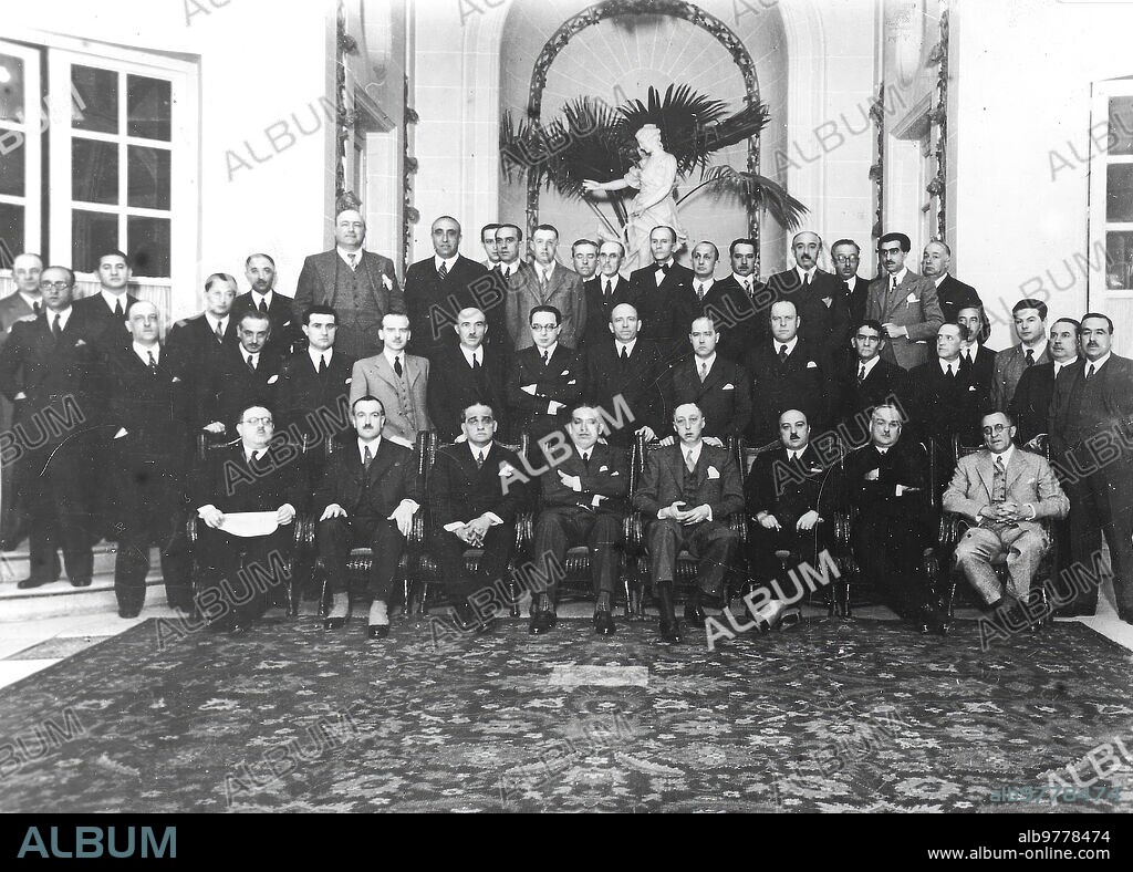 December 1933. Banquet tribute to José Calvo Sotelo, after being elected deputy for Orense.
