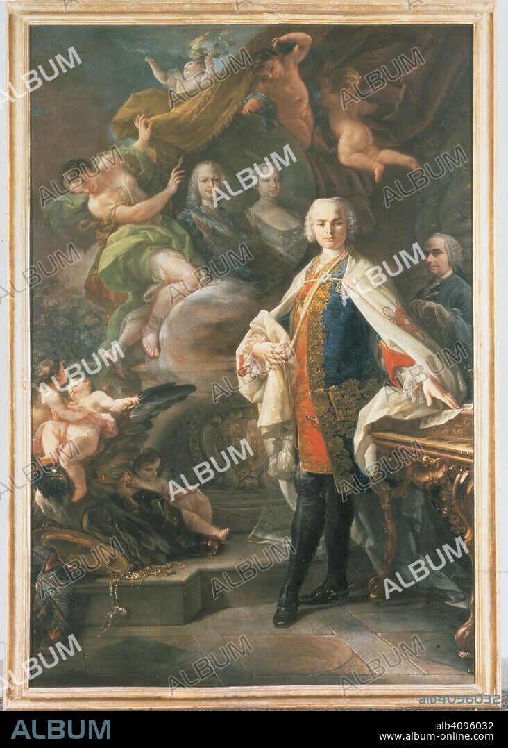 CORRADO GIAQUINTO. Portrait of the singer Farinelli (Carlo Broschi) (1705-1782).