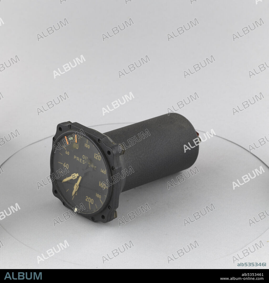 BENDIX AVIATION and PIONEER INSTRUMENT COMPANY. 3-1/8 in. d.  range 0-200 lbs./sq. in.  electric; ww2. The Autosyn was a system developed by the Eclipse-Pioneer Division of the Bendix Aviation Corporation to eliminate the cumbersome plumbing required for instrumentation in increasingly large aircraft. Instead of having many feet of piping, vulnerable to blockage or leaks, the autosyn system used a transmitter located at the source of the input that converted the mechanical or electro-mechanical impulses from a sensor into electrical signals that were sent to a standardized indicator on the instrument panel. The indicator would have a simple easily mounted face that was appropriate to the input sensed by the transmitter.
