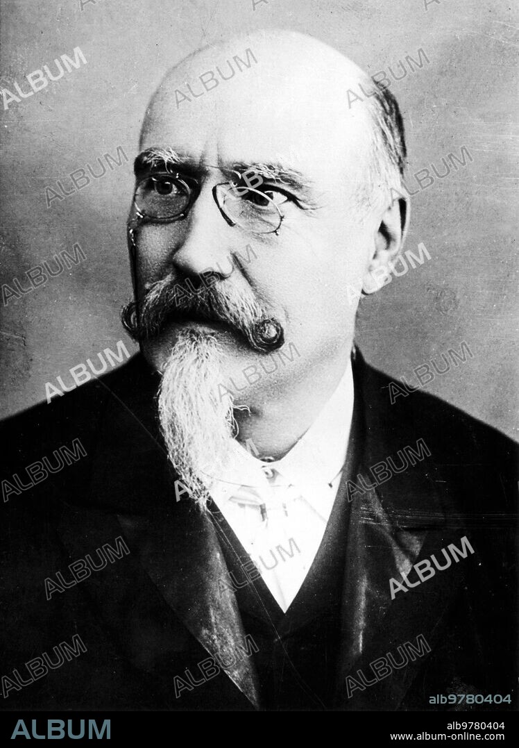 1900. Portrait of the writer Jose Echegaray.