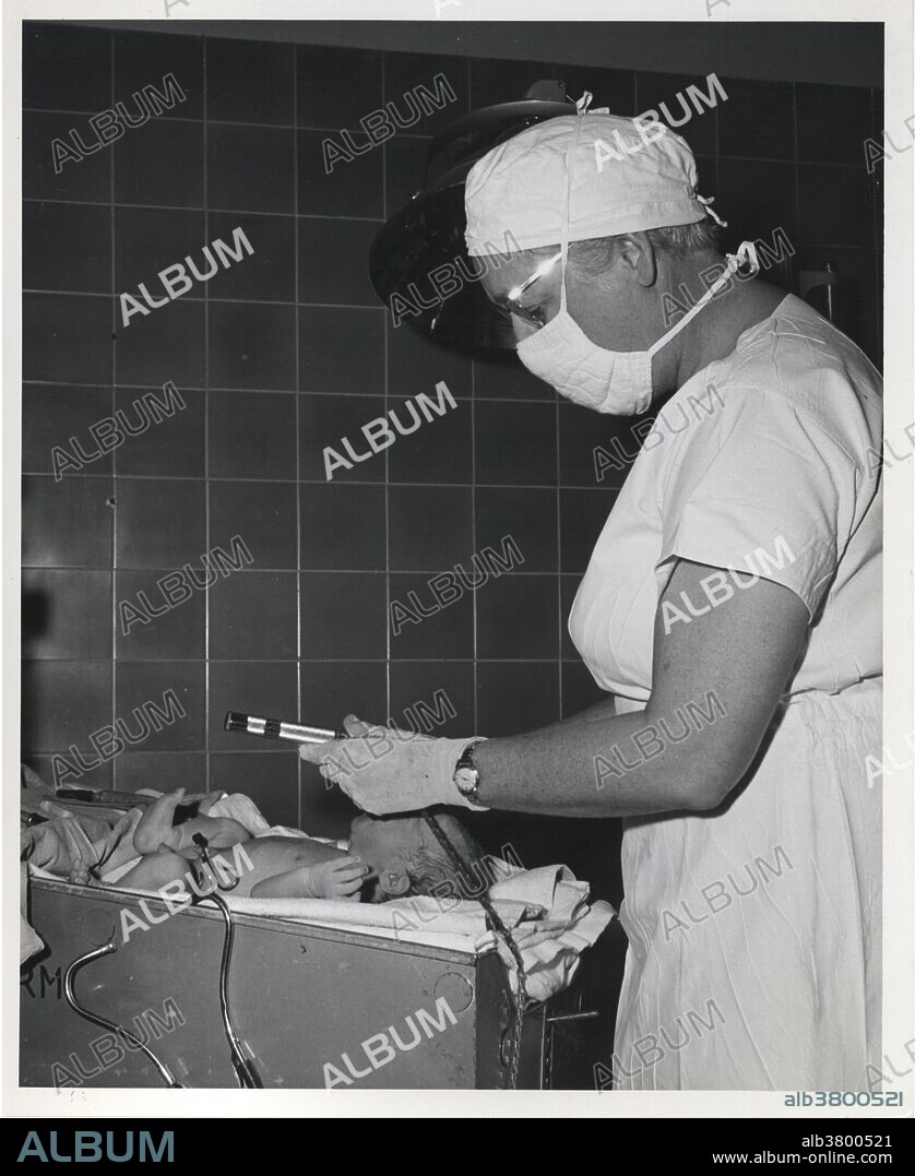 Virginia Apgar (June 7, 1909 - August 7, 1974) was an American pediatric anesthesiologist. She was a leader in the fields of anesthesiology and teratology, and effectively founded the field of neonatology. In 1949, Apgar became the first woman to become a full professor at Columbia University College of Physicians and Surgeons (CUCPS) while she also did clinical and research work at the affiliated Sloane Hospital for Women. In 1959, she earned a Master of Public Health degree from the Johns Hopkins School of Hygiene and Public Health. In 1953, she introduced the first test, called the Apgar score, to assess the health of newborn babies. The Apgar test is typically administered one minute to five minutes after birth. During the rubella pandemic of 1964-65, Apgar became an outspoken advocate for universal vaccination to prevent mother-to-child transmission of rubella. From 1959 until her death in 1974, Apgar worked for the March of Dimes Foundation, serving as vice president for Medical Affairs and directing its research program to prevent and treat birth defects. While Apgar was frequently the first or only woman in a department to serve in a position or win an accolade, she avoided the organized women's movement, proclaiming that "women are liberated from the time they leave the womb". She never married, and died in 1974 at the age of 65.