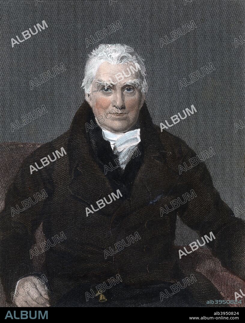 John Scott, 1st Earl of Eldon, Lord High Chancellor of Great Britain, 19th century. Engraving after a portrait painted in 1826. Lord Eldon served as Lord Chancellor from 1801-1806 and again from 1807-1827.