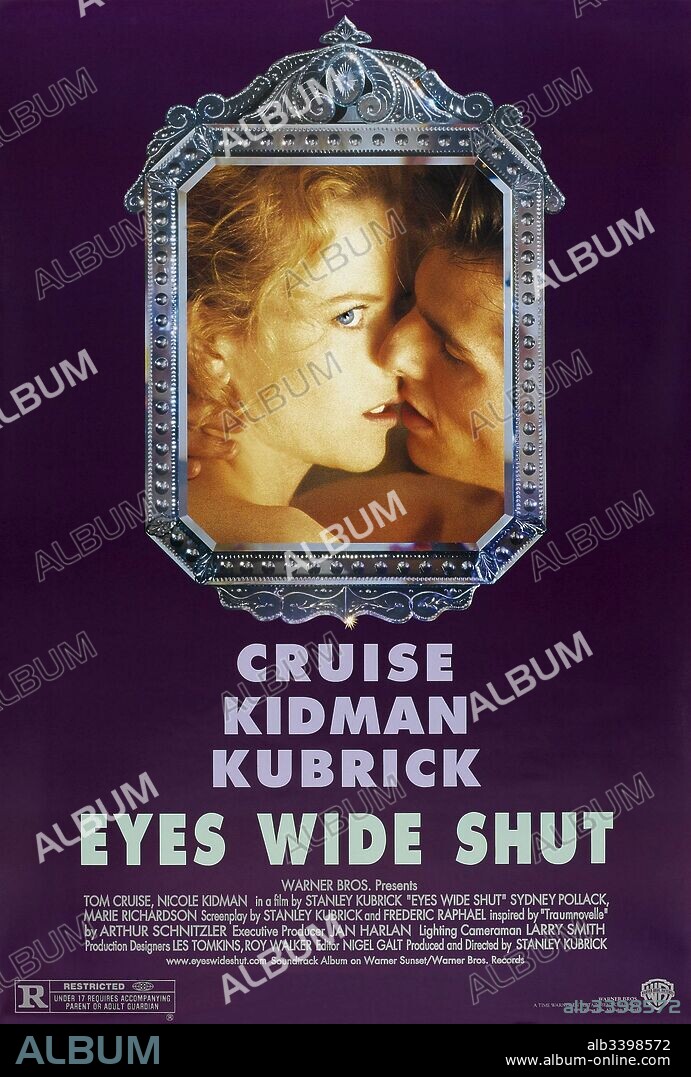 Affiche de EYES WIDE SHUT, 1999, réalisé par STANLEY KUBRICK. Copyright WARNER BROS. PICTURES.
