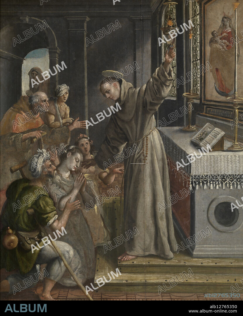 MARTIN DE VOS. Saint Didacus Heals the Sick, c1560-1600.