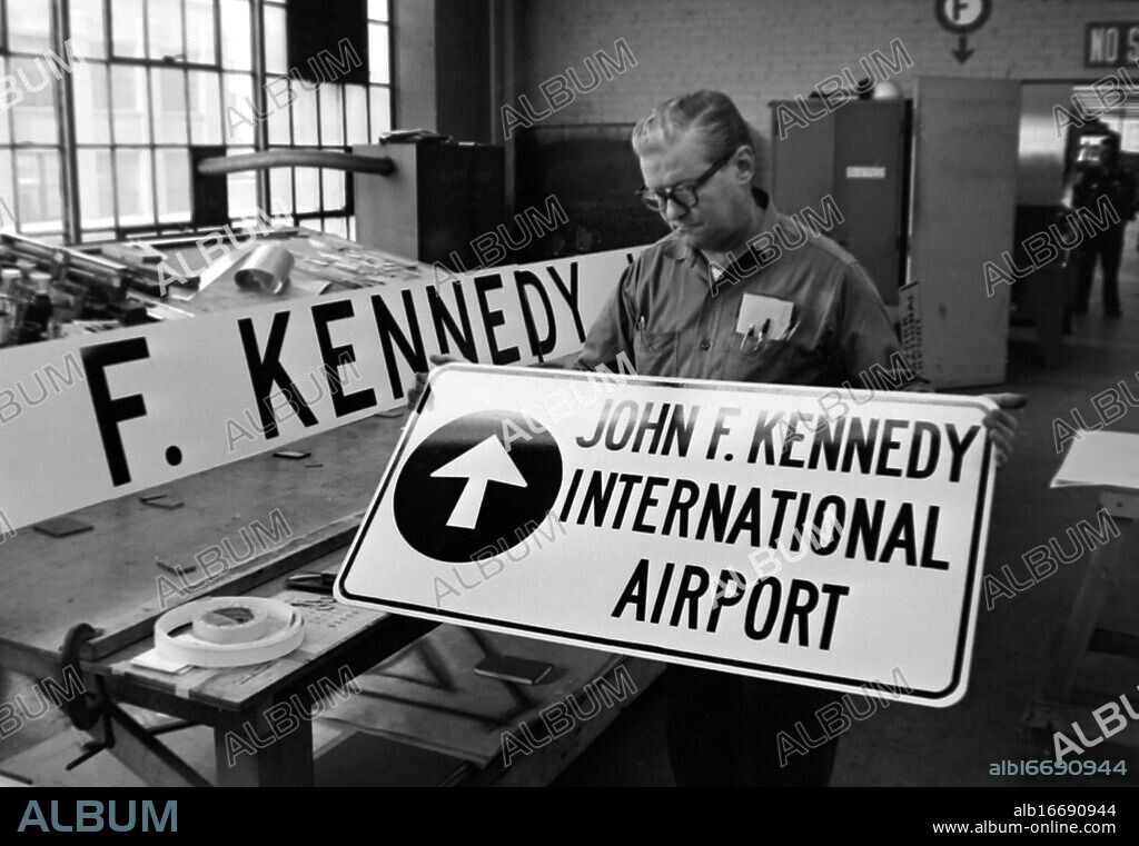 AVIATION IDLEWILD AIRPORT CHANGED TO JFK AIRPORT IN NEW YORK ;. 20 DECEMBER 1963.