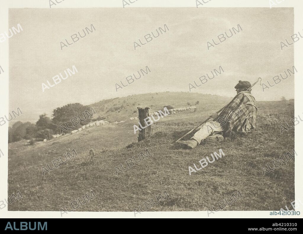 A Pastoral. B. Gay Wilkinson; English, 1857-1927. Date: 1880-1890. Dimensions: 12.5 × 17.7 cm (image); 28.1 × 37.8 cm (paper). Photogravure, from "Sun Artists, Number 6" (1891). Origin: England.