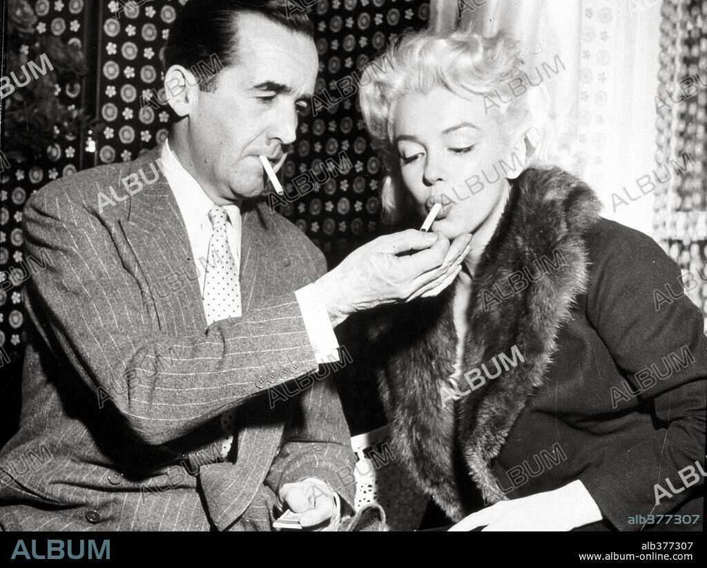 NORMA JEAN BAKER and EDWARD R. MURROW. EDWARD R. MURROW and MARILYN MONROE.