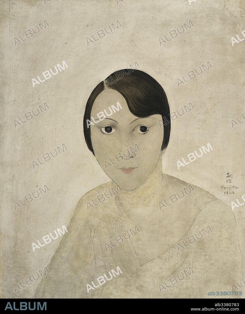 FOUJITA TSUGUHARU. Portrait of Kiki de Montparnasse.