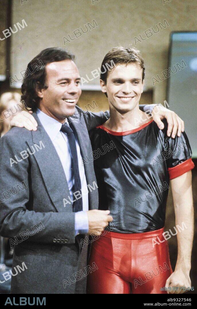 Miguel Bose With Julio Iglesias.