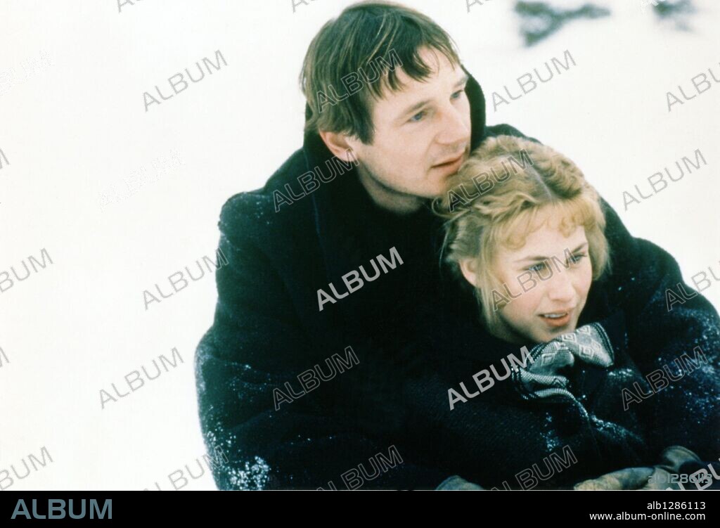 LIAM NEESON and PATRICIA ARQUETTE in ETHAN FROME, 1993, directed by JOHN MADDEN. Copyright AMERICAN PLAYHOUSE.