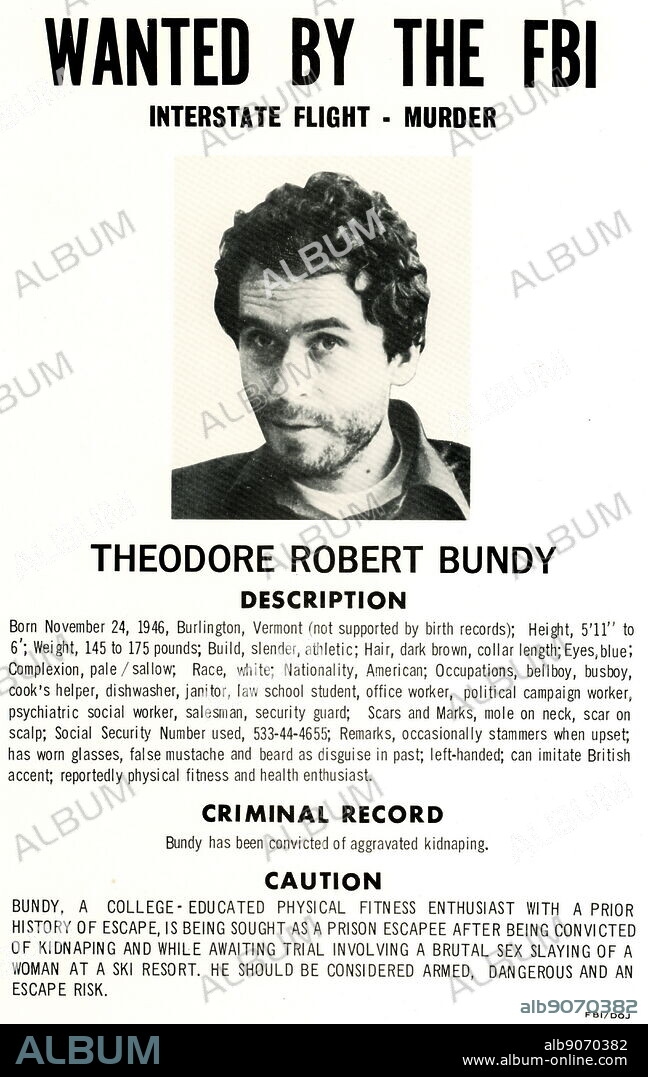 Theodore Robert Bundy (born Theodore Robert Cowell; November 24, 1946 January 24, 1989) was an American serial killer, kidnapper, rapist, burglar, and necrophile who assaulted and murdered numerous young women and girls during the 1970s and possibly earlier. Shortly before his execution, after more than a decade of denials, he confessed to 30 homicides committed in seven states between 1974 and 1978.