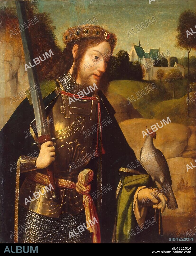 GERARD GEERTGEN TOT SINT JANS (? ). 'St Bavo'. Netherlands, Last third of the 15th century (?). Dimensions: 36,5x30 cm.