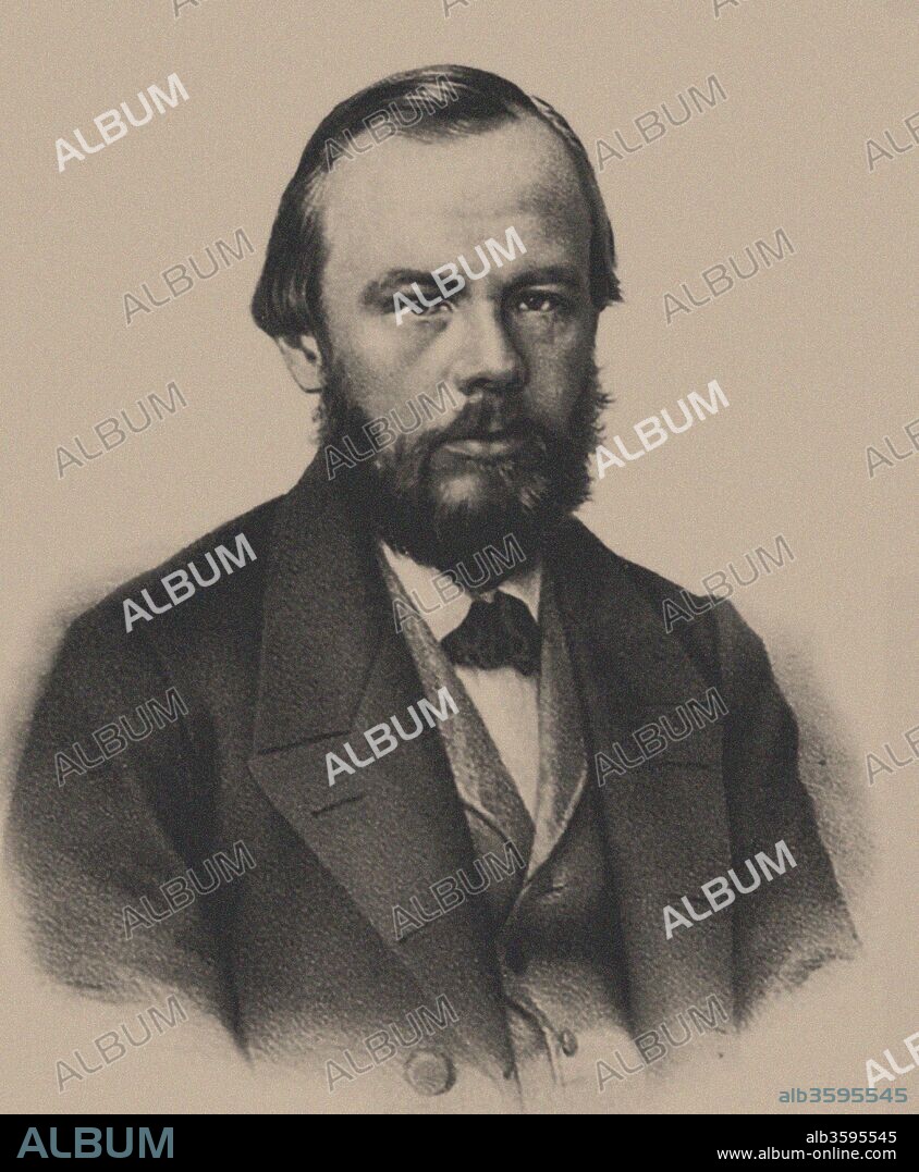 PYOTR FYODOROVICH BOREL. Portrait of the author Fyodor Mikhaylovich Dostoyevsky (1821-1881).