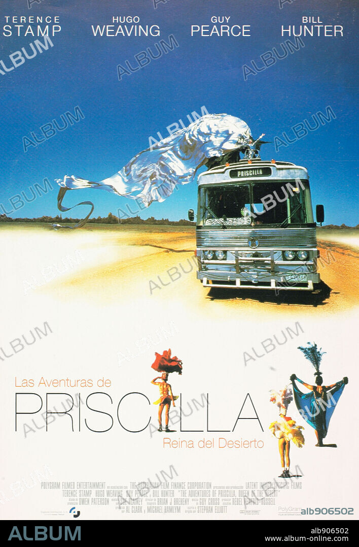Poster of ADVENTURES OF PRISCILLA, QUEEN OF THE DESERT, THE, 1994, directed by STEPHAN ELLIOTT. Copyright POLYGRAM.
