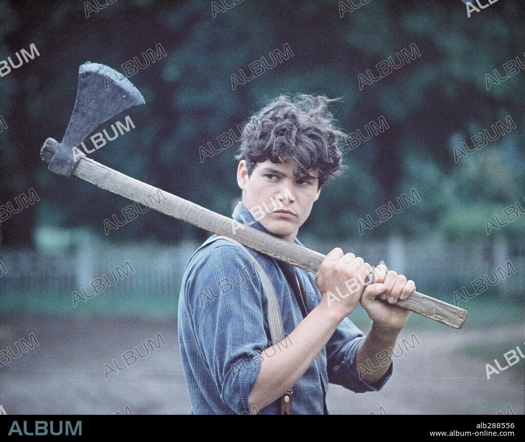 PIERRE BLAISE in LACOMBE, LUCIEN, 1974 (LACOMBE LUCIEN), directed by LOUIS MALLE. Copyright NOUVELLE EDITIONS.