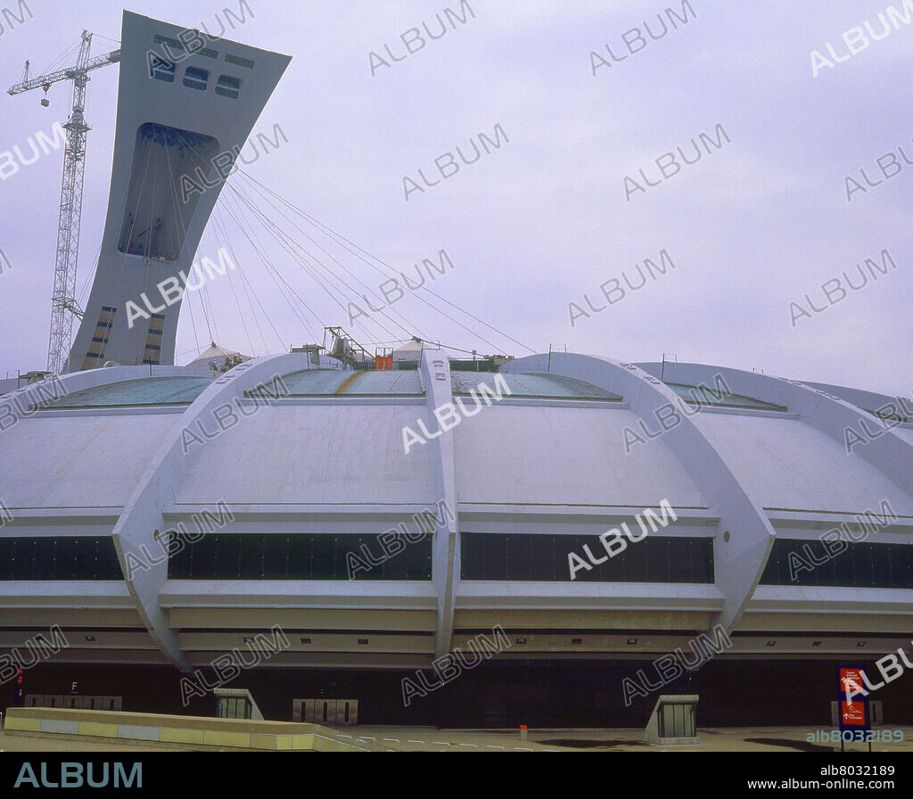 ROGER TAILLIBERT (1926-). EXT-ESTADIO CONSTRUIDO PARA LOS JUEGOS OLIMPICOS DE 1976 - FOTO AÑOS 00.