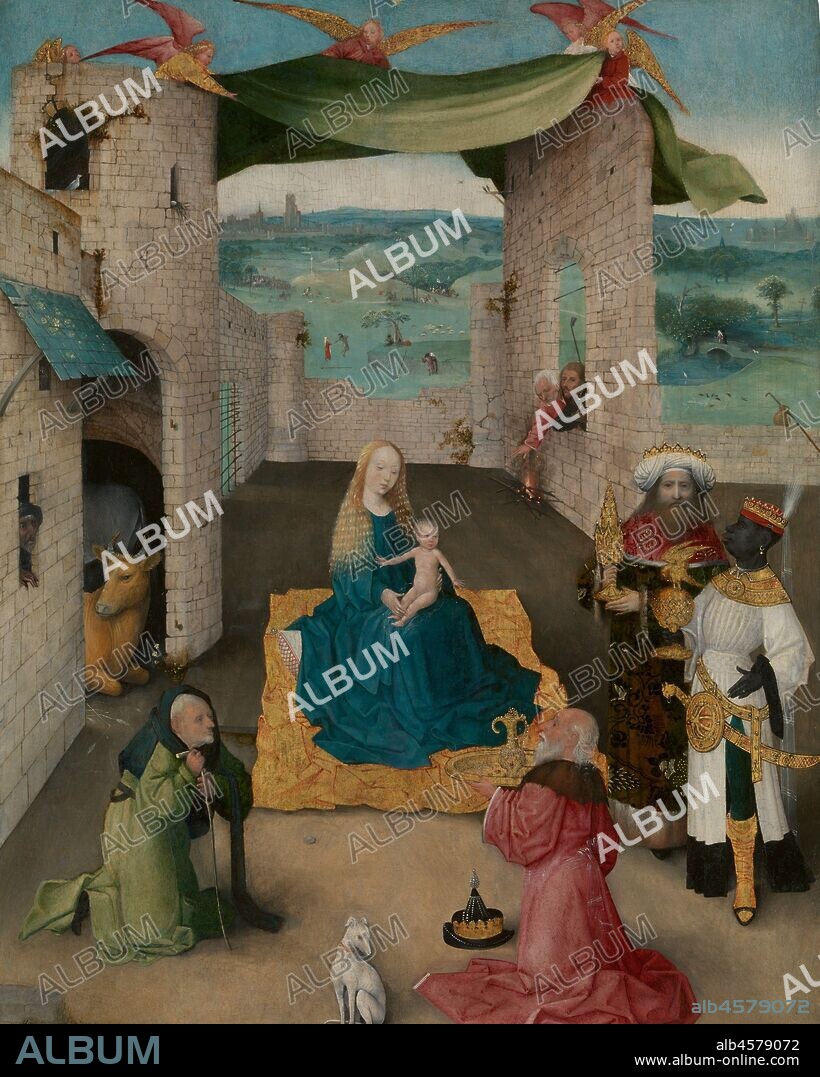 HIERONYMUS BOSCH. The Adoration of the Magi, ca. 1475.