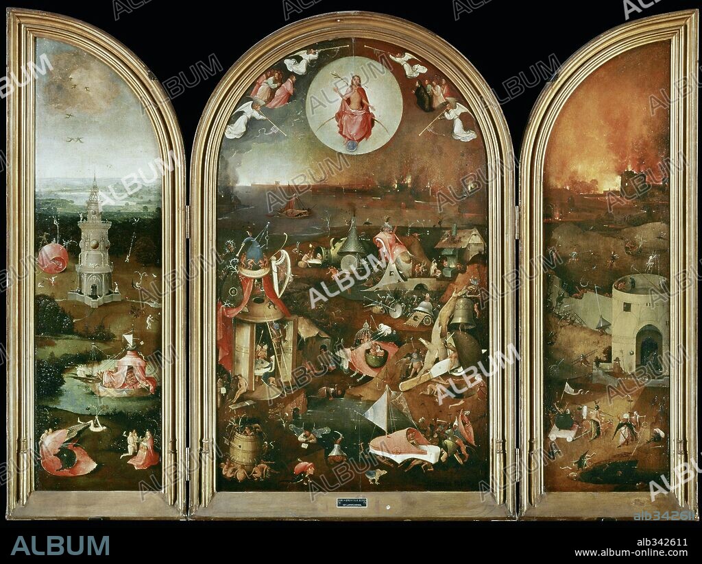 Hieronymus Bosch / 'El Juicio Final', hacia 1482, Óleo sobre tabla, 163,7 x 242 cm.