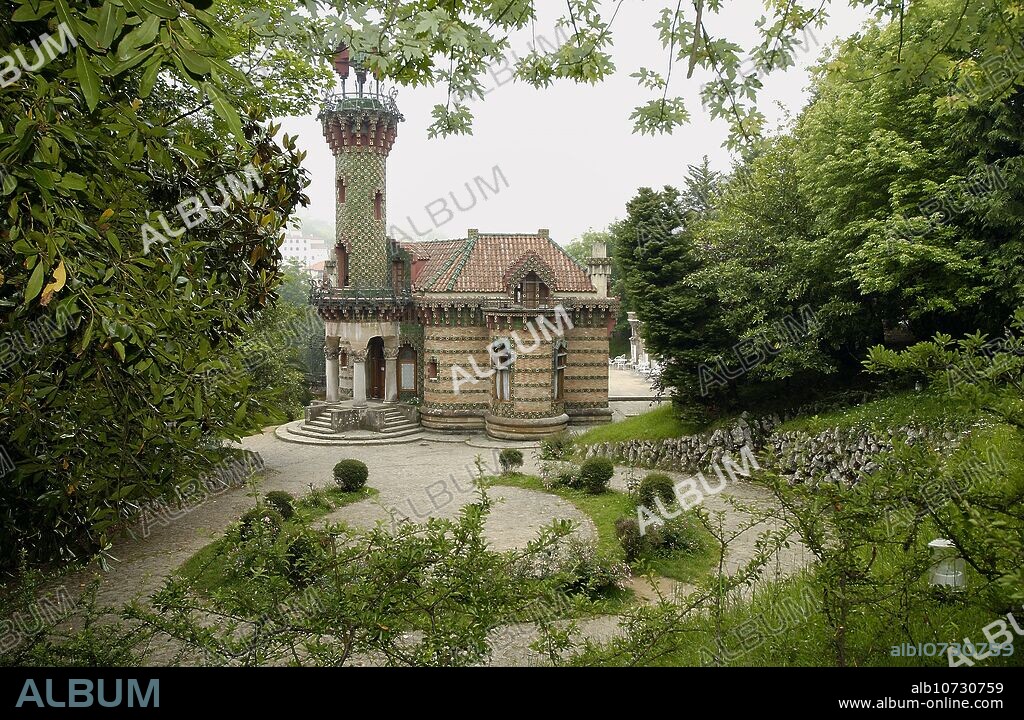El Capricho by Gaudí (built 1885). Comillas. Cantabria, Spain.