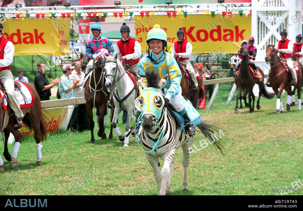 HAYDEN PANETTIERE en HÉROE A RAYAS, 2005 (RACING STRIPES), dirigida por FREDERIK DU CHAU. Copyright WARNER BROS. PICTURES / ALSBIRK, BLID.