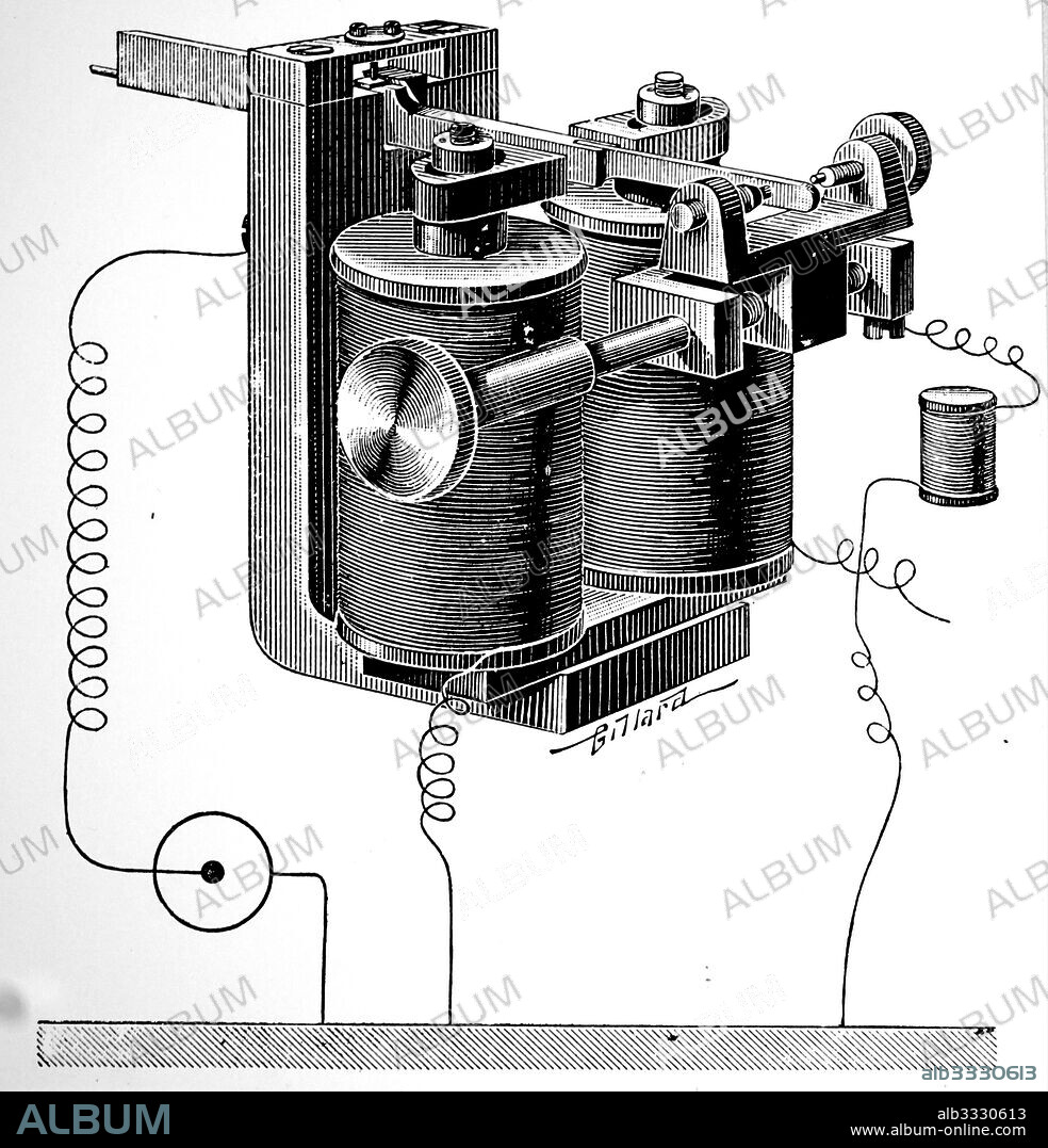 Siemens electric telegraph relay, 1906. Ernst Werner Siemens (von Siemens from 1888; German: 13 December 1816 - 6 December 1892) was a German inventor and industrialist. Siemens name has been adopted as the SI unit of electrical conductance; the Siemens. He was also the founder of the electrical and telecommunications company Siemens.