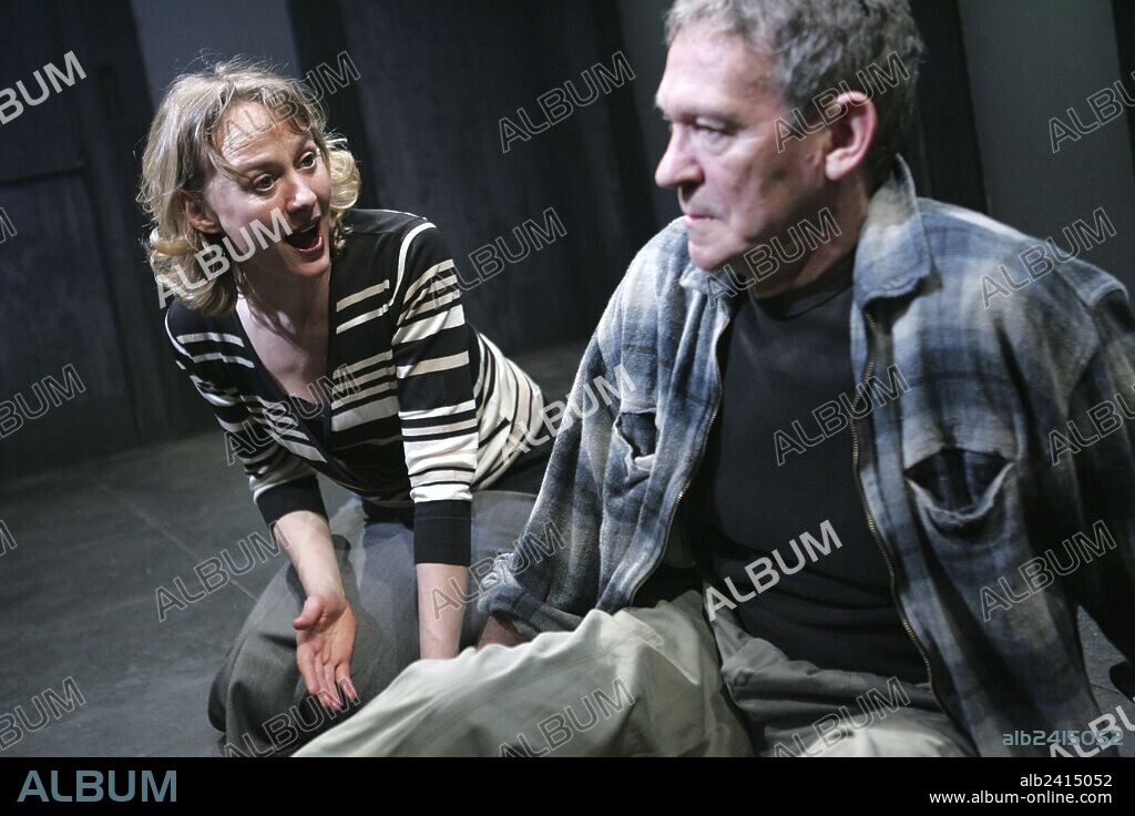 Breathing Corpses by Laura Wade at Royal Court Theatre, London. Scene. Opened 28 February 2005.