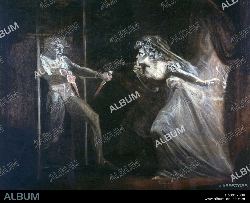 'Lady Macbeth Seizing the Daggers', exhibited 1812. Found in the collection of the Tate, London.