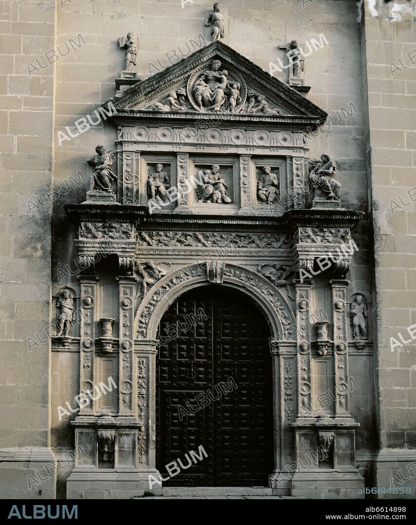 ANDRES DE VANDELVIRA (1505-1575). PORTADA LATERAL-S XVI-RENACIMIENTO ANDALUZ.