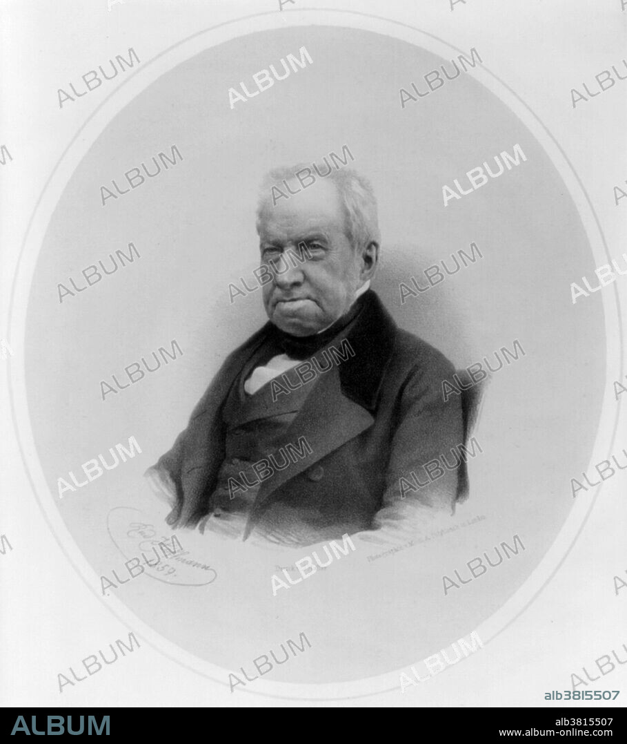 Robert Brown (December 21, 1773 - June 10, 1858) was a Scottish botanist and paleobotanist who made important contributions to botany largely through his pioneering use of the microscope. He enrolled to study medicine at the University of Edinburgh, but developed an interest in botany, and ended up spending more of his time on the latter than the former. His contributions include one of the earliest detailed descriptions of the cell nucleus and cytoplasmic streaming and early work on plant pollination and fertilization. He was the first to recognize the fundamental difference between gymnosperms and angiosperms. In 1827, while looking through a microscope at pollen grains in water, he noted that the grains moved through the water but was not able to determine the mechanisms that caused this motion. The direction of the force of atomic bombardment is constantly changing, and at different times the pollen grain is hit more on one side than another, leading to the seemingly random nature of the motion. This type of phenomenon is called Brownian motion (pedesis). He also made numerous contributions to plant taxonomy, including the erection of a number of plant families that are still accepted today. After the division of the Natural History Department of the British Museum into three sections in 1837, he became the first Keeper of the Botanical Department, remaining so until his death in 1858 at the age of 84.