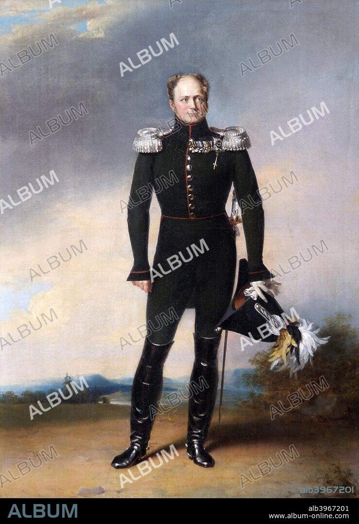 Portrait of Tsar Alexander I of Russia, 1825. From the collection of Apsley House, London.