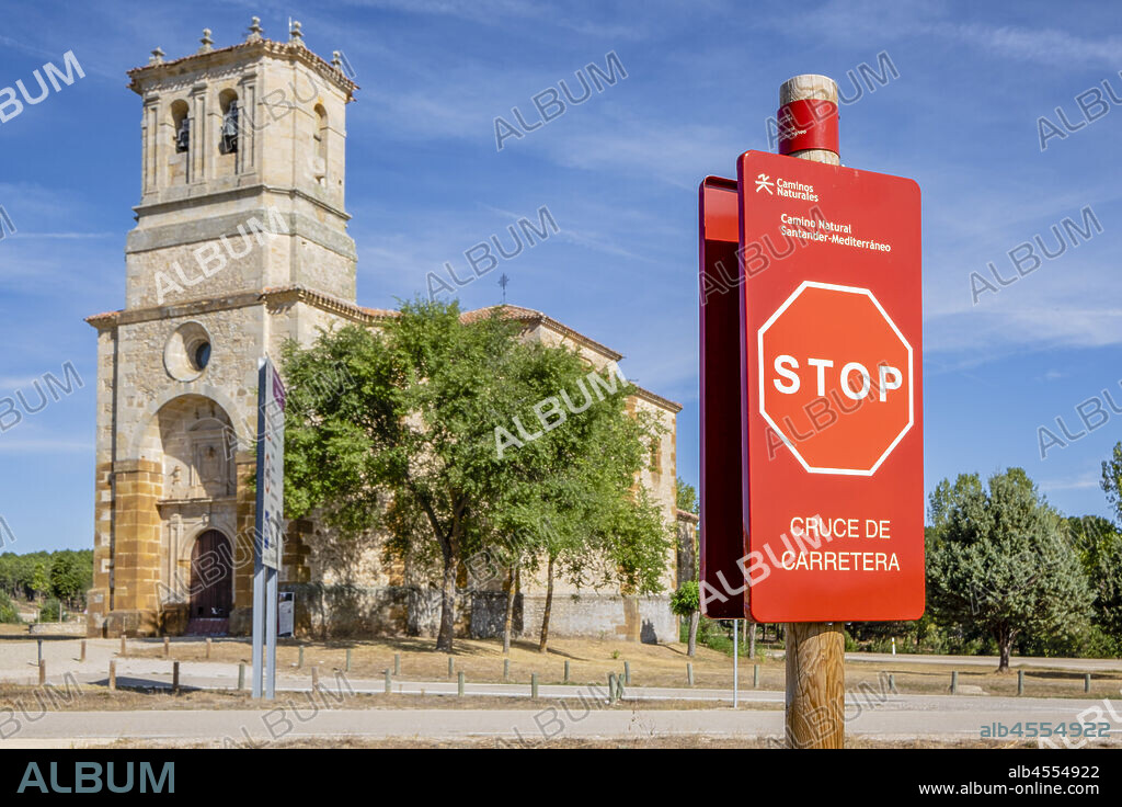 Santander Mediterranean natural path, Chapel of the Virgin of the White, Renaissance, 18th century, Cabrejas del Pinar, Soria, Autonomous Community of Castile, Spain, Europe.