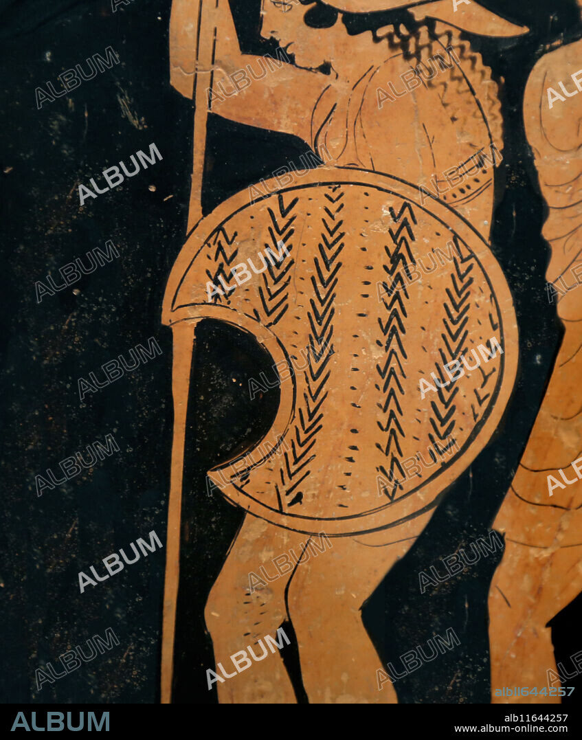 ATTRIBUTED TO THE PAINTER OF THE WOOLLY SATYRS. Terracota calyx-krater. Greek, Attic, red-figure. 460-450 BC. Paitenter of the Berlin Hydria. Amazonomachy. The Met. NY, USA.