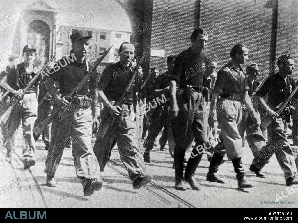 Auxiliary Corps of the Black Shirts' Action Squads, known as the Black Brigades (Brigate Nere), a Fascist paramilitary groups, organized and run by the Republican Fascist Party (Partito Fascista Repubblicano, PFR) operating in the Italian Social Republic (in northern Italy), during the final years of World War II, and after the signing of the Italian Armistice in 1943.