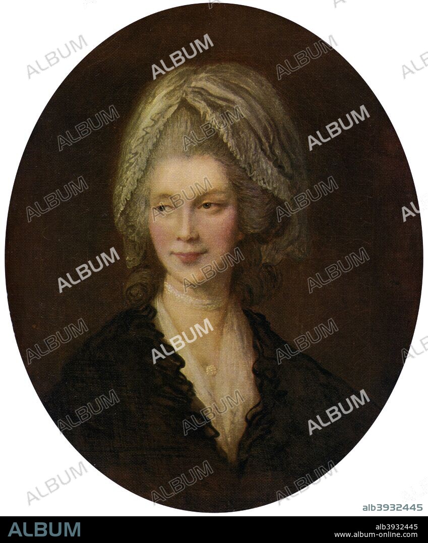 'Queen Charlotte', 18th century, (1912). Charlotte of Mecklenburg-Strelitz (1744-1818) became Queen Consort of King George III in 1761. A colour print from Famous Paintings with an Introduction by Gilbert Chesterton, Cassell and Company, London, New York, Toronto, 1912.