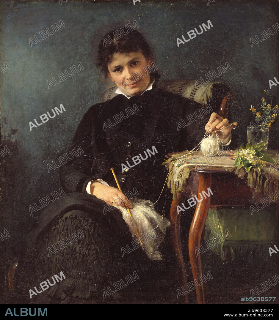 BERTHA WEGMANN. Madam Anna Seekamp, the Artist's Sister, 1882.