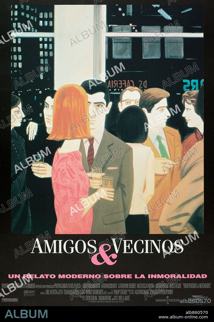 Poster de AMIGOS Y VECINOS, 1998 (YOUR FRIENDS & NEIGHBORS), dirigida por NEIL LABUTE.