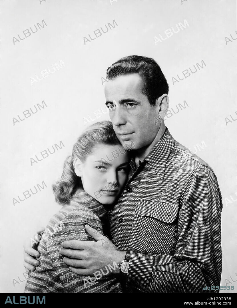 HUMPHREY BOGART y LAUREN BACALL en CAYO LARGO, 1948 (KEY LARGO), dirigida por JOHN HUSTON. Copyright WARNER BROTHERS.