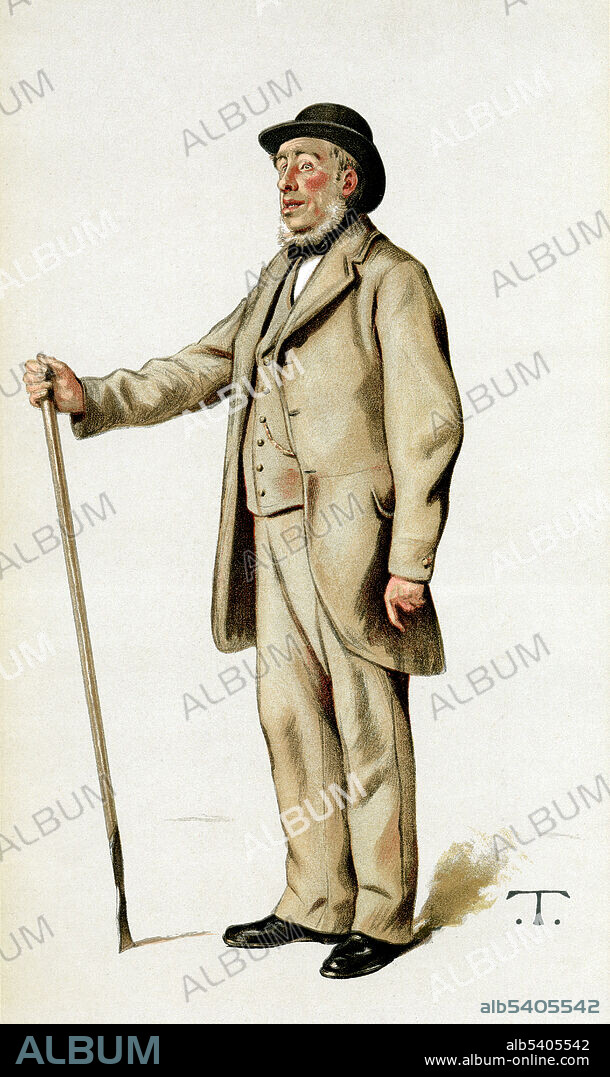 John Bennet Lawes, 1st Baronet (December 28, 1814 - August 31, 1900) was an English entrepreneur and agricultural scientist. He founded an experimental farm at his home at Rothamsted Manor that eventually became Rothamsted Research (oldest agricultural research facility in the world), where he developed a superphosphate that would mark the beginnings of the chemical fertilizer industry. He enlisted the services of Joseph Henry Gilbert, with whom he experimented for more than half a century in raising crops and feeding animals, activities which have rendered Rothamsted famous to scientific agriculturists. Théobald Chartran, 1882 (cropped and cleaned).