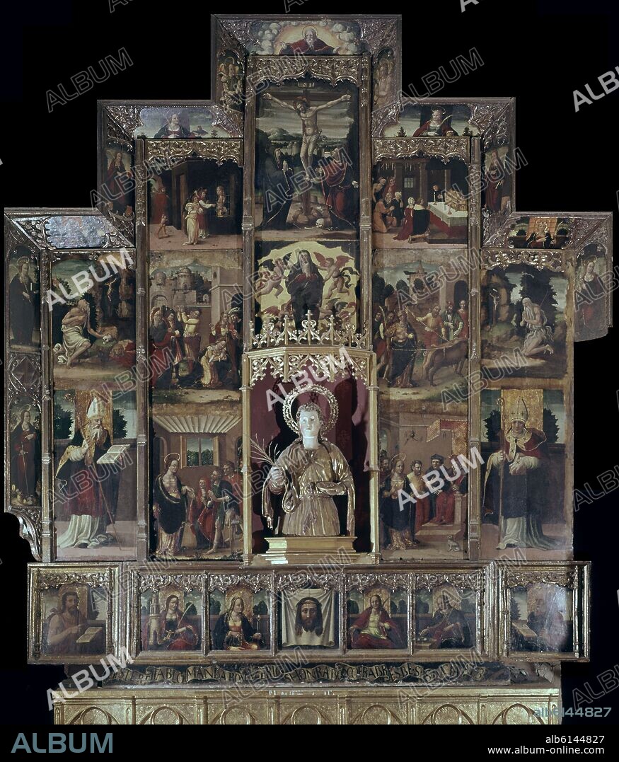 RETABLO DE SANTA LUCIA - SIGLO XVI.