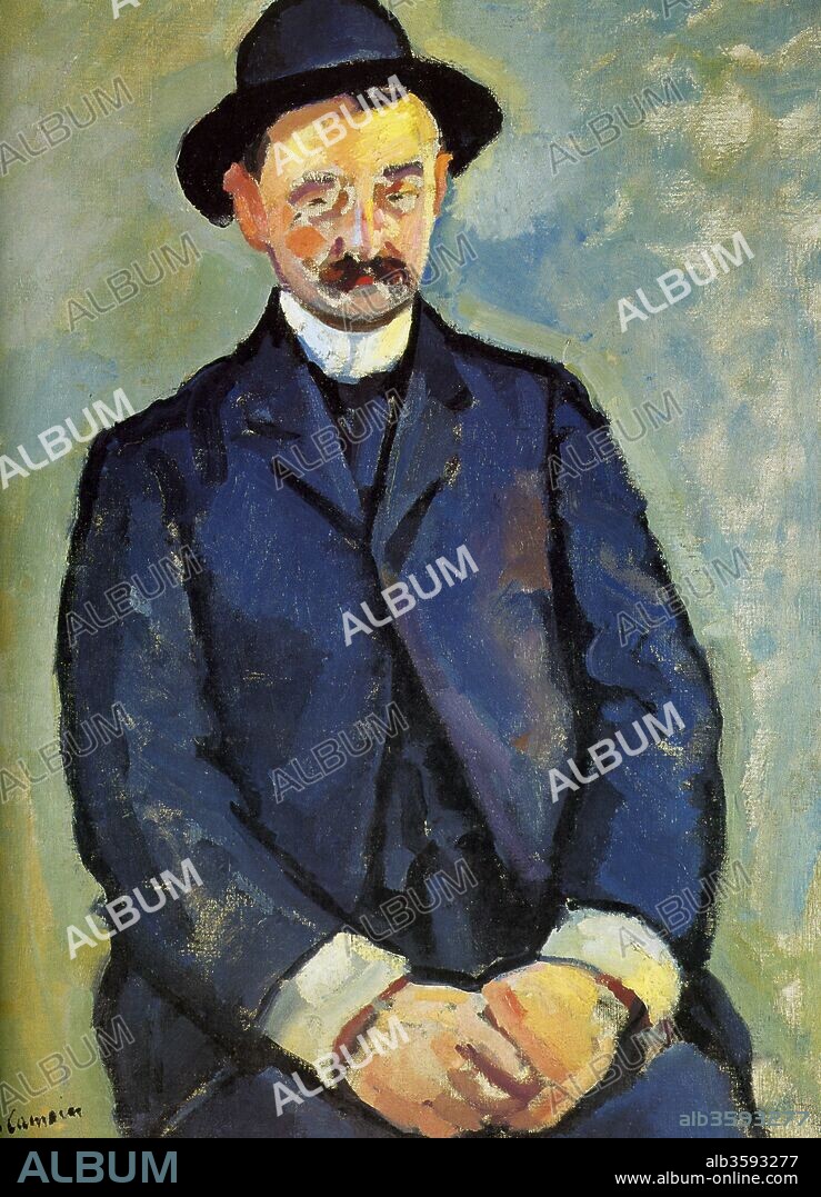CHARLES CAMOIN. Portrait of Albert Marquet (1872-1939).