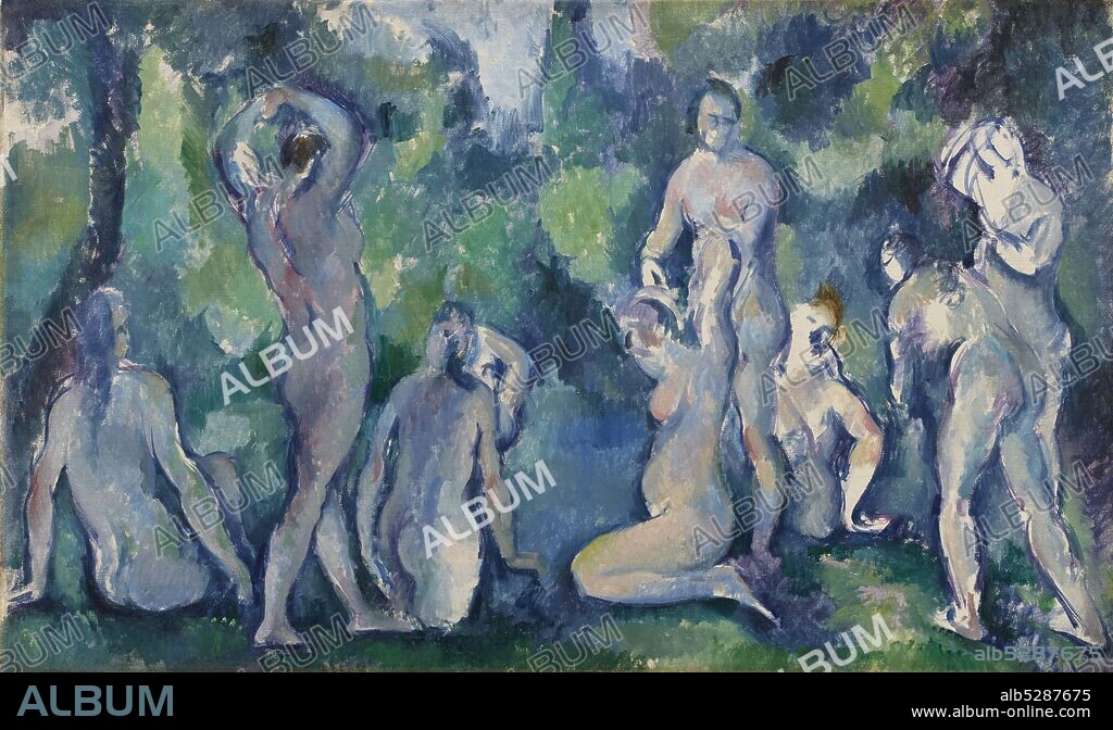 PAUL CÉZANNE. Women Bathing.
