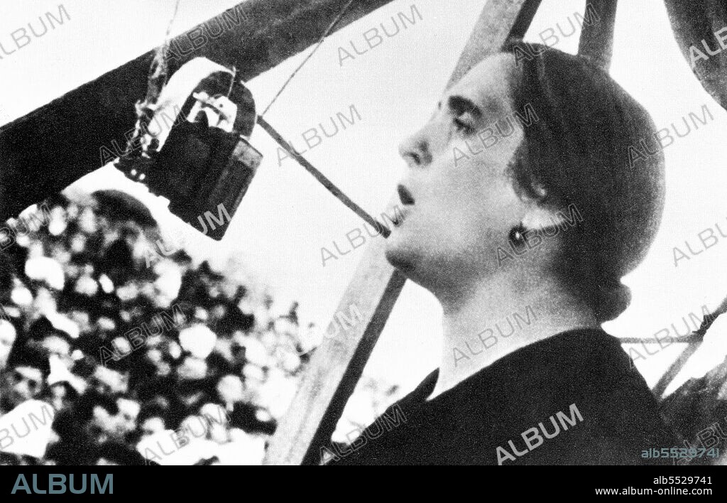 Isidora Dolores Ibárruri Gómez (9 December 1895 – 12 November 1989) — known as 'La Pasionaria' (Spanish, 'the Passionflower') — was a Spanish Republican leader of the Spanish Civil War and communist politician of Basque origin. She is perhaps best known for her defense of the Second Spanish Republic and the famous slogan ¡No Pasarán! ('They Shall Not Pass') during the Battle of Madrid. The once Carlist Catholic young woman became a revolutionary militant, joining the Spanish Communist Party (PCE) when it was founded in 1921. In the 1930s, she became a writer for the PCE publication Mundo Obrero, and was elected to the Cortes as a PCE deputy for Asturias in February 1936 during the Second Republic.  After her exile from Spain at the end of the Spanish Civil War, she was appointed General Secretary of the Central Committee of the Communist Party of Spain, a position she held from 1942 to 1960. She was then named honorary president of the PCE, a post she held for the rest of her life. Upon her return to Spain in 1977, she was reelected as a deputy to the Cortes for the same region she had represented during the Second Republic. She is usually regarded as one of the greatest public speakers of the 20th century.