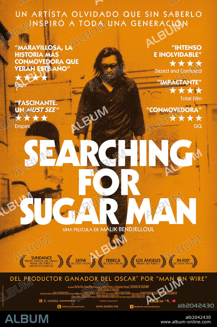 Poster of SEARCHING FOR SUGAR MAN, 2012, directed by MALIK BENDJELLOUL. Copyright RED BOX FILMS.