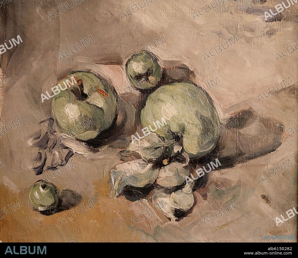 PAUL CEZANNE. MANZANAS VERDES.