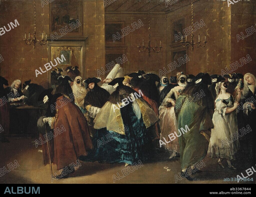 FRANCESCO GUARDI. Casino (Il ridotto) in Venice.