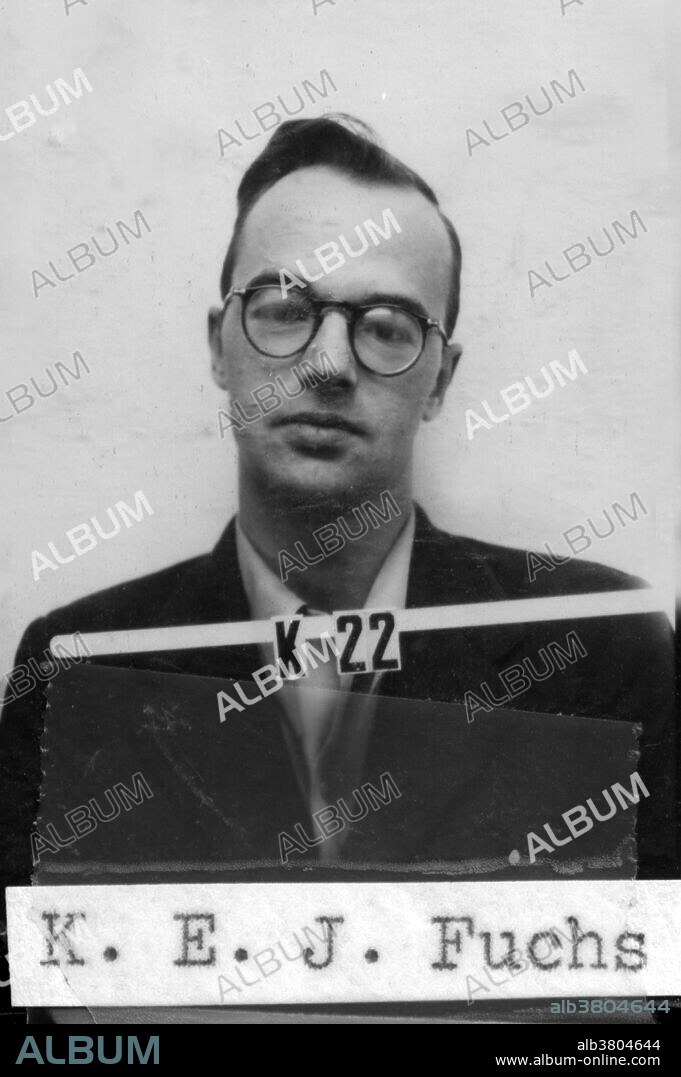 Klaus Emil Julius Fuchs (December 29, 1911 - January 28, 1988) was a German-British theoretical physicist and atomic spy who in 1950 was convicted of supplying information from the American, British and Canadian atomic bomb research (the Manhattan Project) to the USSR during and shortly after World War II. While at the Los Alamos National Laboratory, Fuchs was responsible for many significant theoretical calculations relating to the first fission weapons and later, the early models of the hydrogen bomb, the first fusion weapon. After Fuchs' confession and a trial lasting less than 90 minutes, he was sentenced to fourteen years' imprisonment, the maximum for espionage and stripped of his British citizenship. He was released in 1959 and promptly emigrated to East Germany. He received the Patriotic Order of Merit, the Order of Karl Marx and the National Prize of East Germany. He died in 1988 at the age of 76.
