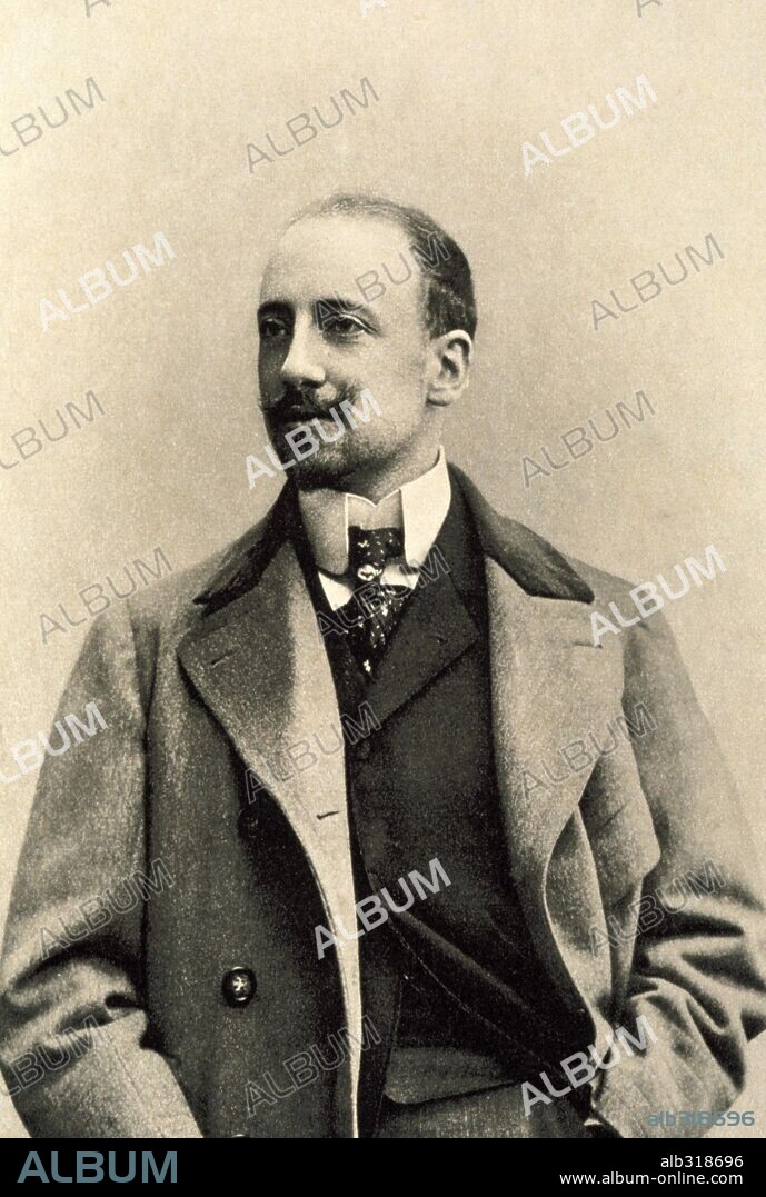 Gabriele D´Annunzio, Italian poet, novelist and dramatist.